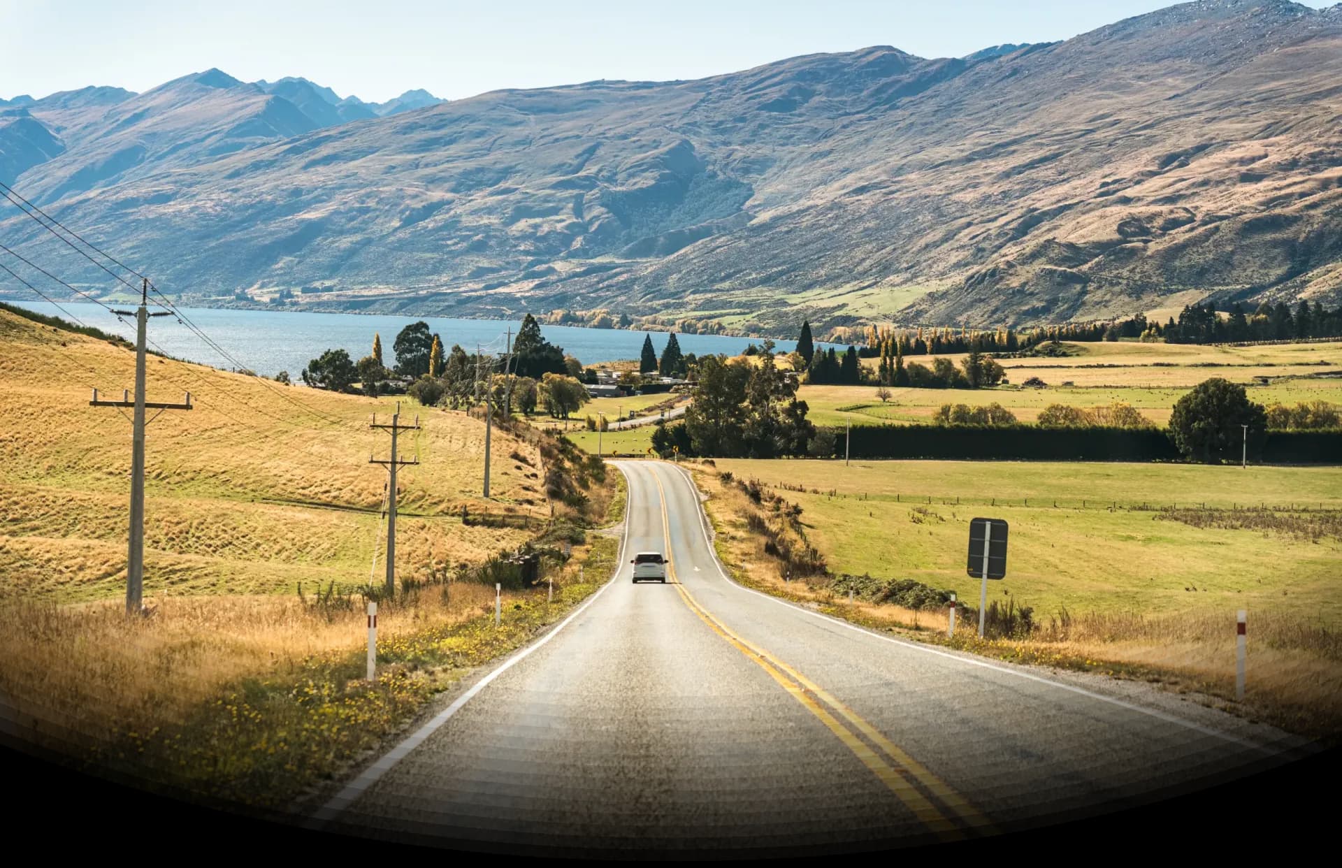 Rural New Zealand road